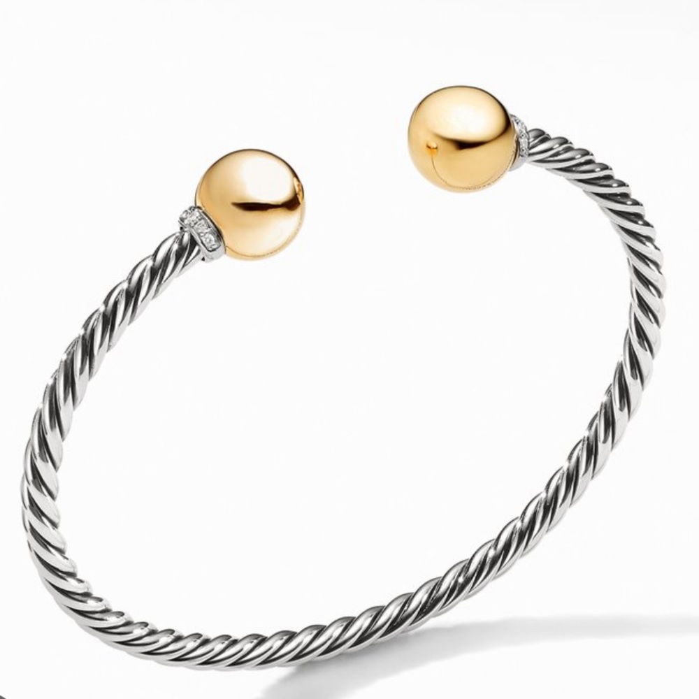 David Yurman Solari Bracelet with Diamonds and 18K Gold